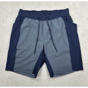 Lululemon Training Shorts Mens Large Blue Lined